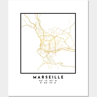 MARSEILLE FRANCE CITY STREET MAP ART Posters and Art